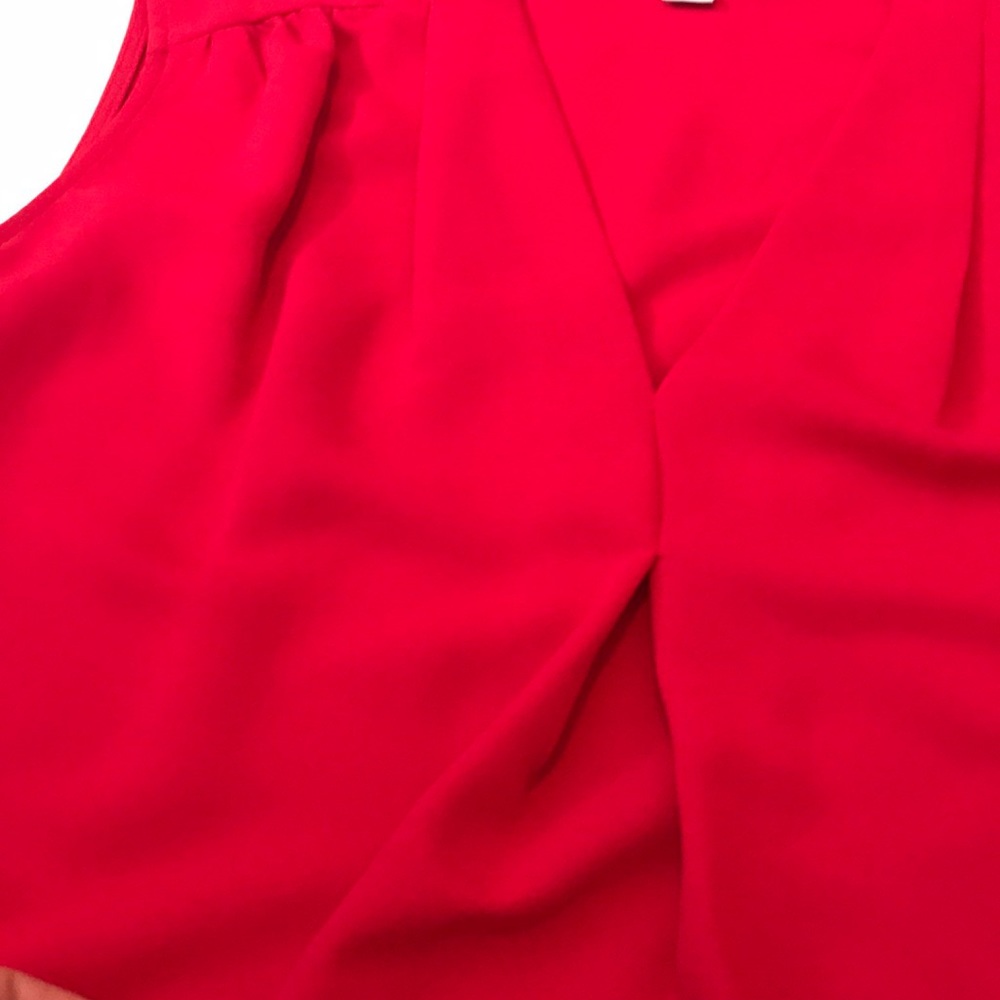 Last Chance!! NWT Nine West Red A-Line tank top - Picture 3 of 7